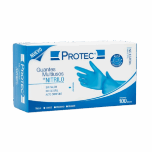GUANTES DE NITRILO POR 100 UNIDADES